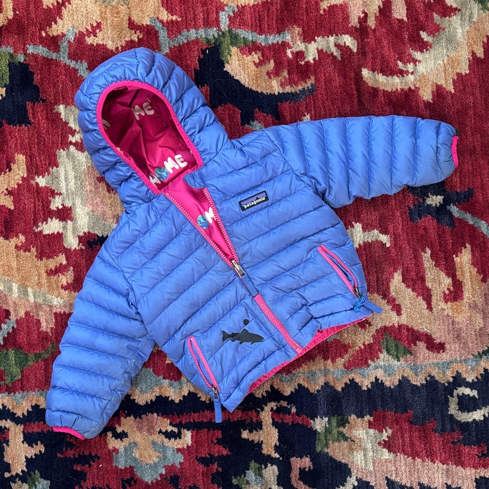 Patagonia Baby reversible down sweater hoody